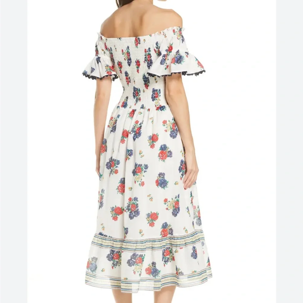 Tory Burch Meadow Folly Cotton Floral Dress